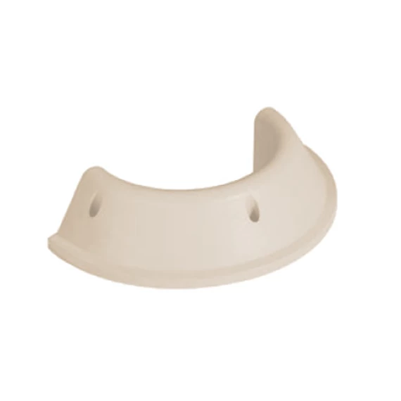Sávelválasztó sziget PVC szegély elemek,  - 30 cm sugarú félkör ív