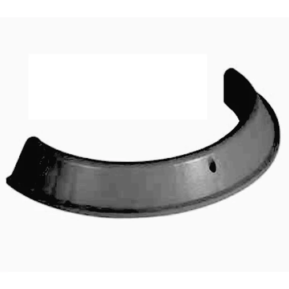 Sávelválasztó sziget PVC szegély elemek,  - 50 cm sugarú félkör ív