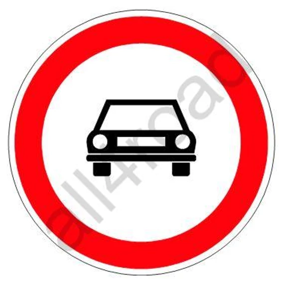 Gépjárművel, mezőgazdasági vontatóval és lassú járművel behajtani tilos