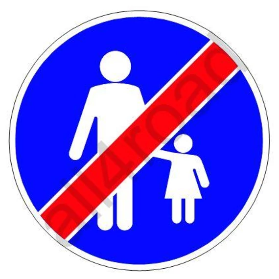 Gyalogút vége
