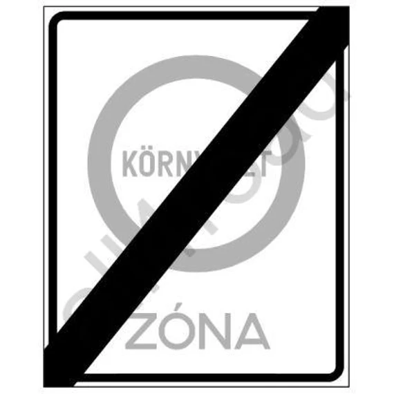 Környezetvédelmi övezet vége