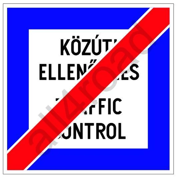 Közúti ellenőrzés vége