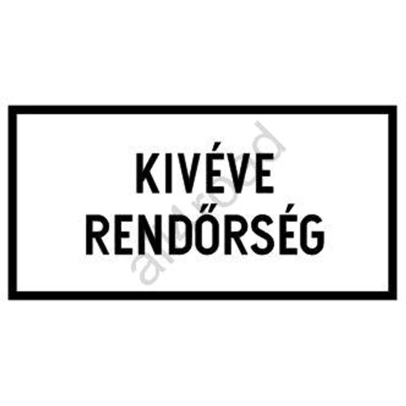 Kivéve … (felirat)