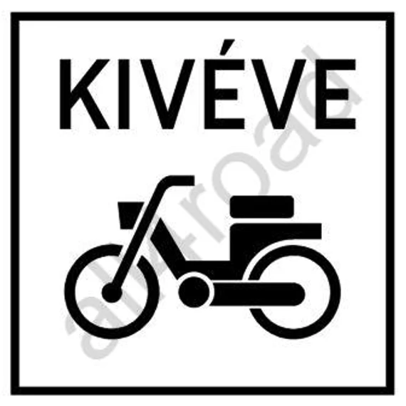 Kivéve segédmotoros kerékpár