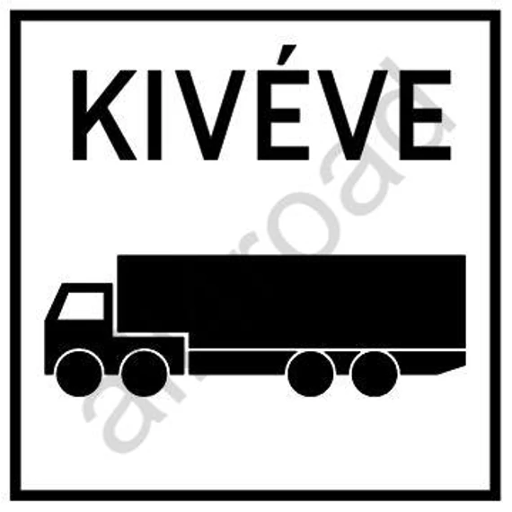 Kivéve nyerges vontató