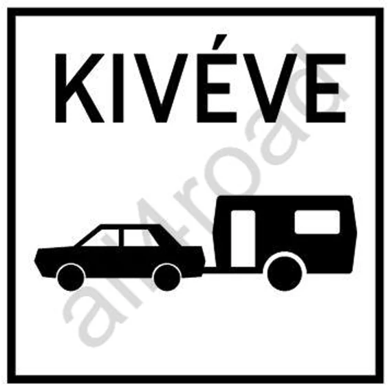 Kivéve lakókocsis személygépkocsi