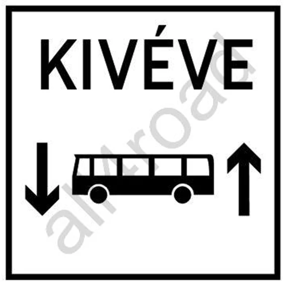 Kétirányú autóbusz forgalom