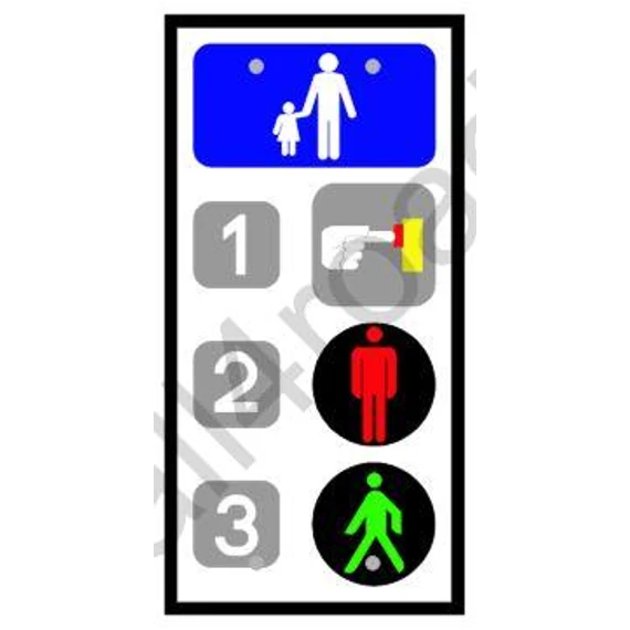 Gyalogos nyomógomb kezelési utasítása (2)