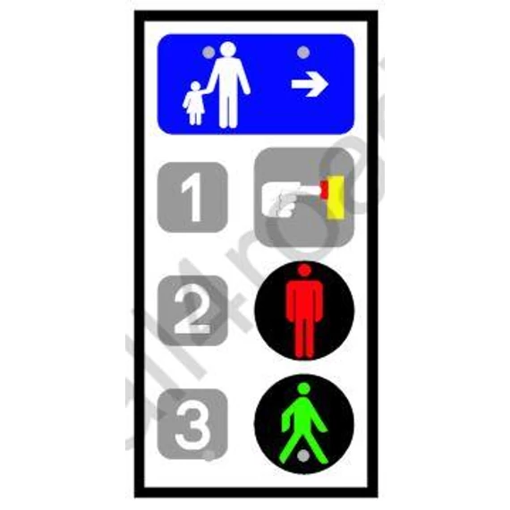 Gyalogos nyomógomb kezelési utasítása (3)