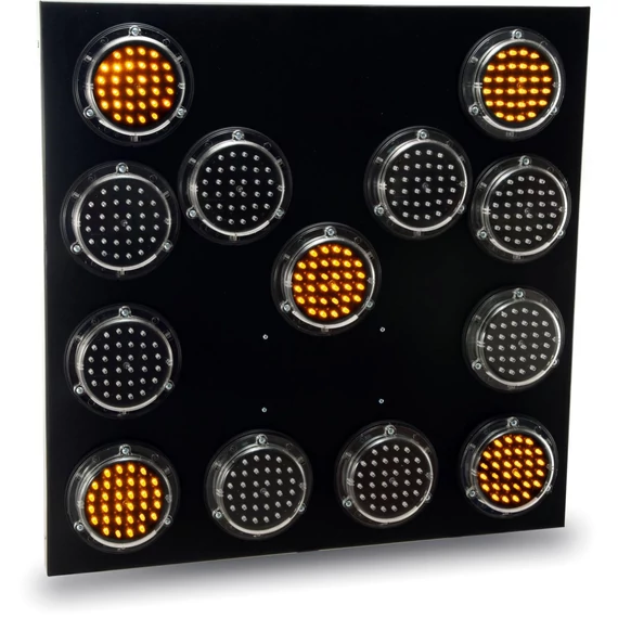 Irányító panel, 13 LED